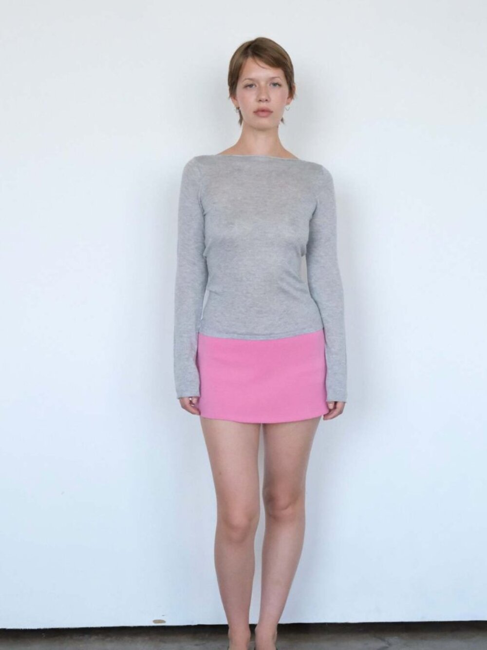 Geel Felix Top (Melange/Grey, size M)